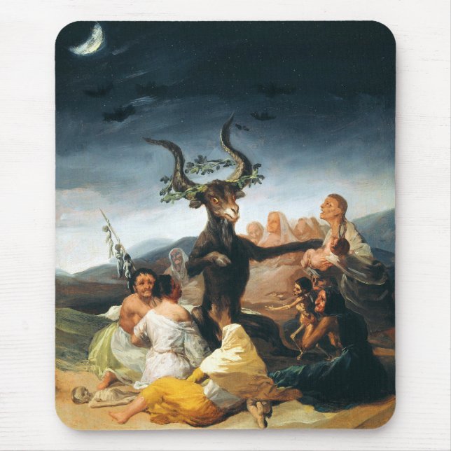 Goya Witches Sabbath Mouse Pad (Front)