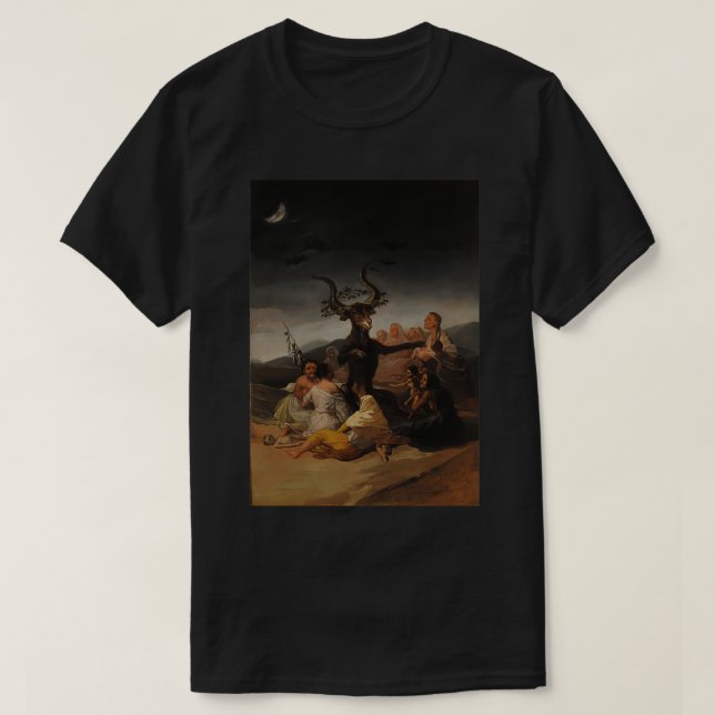 Goya  Witches Sabbath (Unedited Version) BigArt  T-Shirt (Design Front)