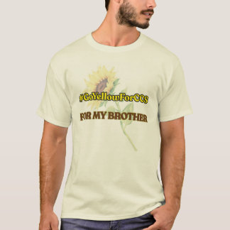 #GoYellowForCCS - T-shirt frère