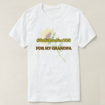 #GoYellowForCCS - T-shirt grand-père