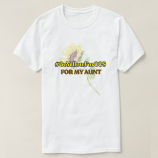 #GoYellowForCCS - T-shirt tante