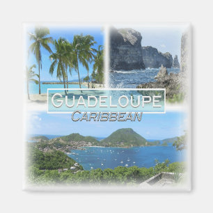 GP0010 America, Guadeloupe, fridge Magnet