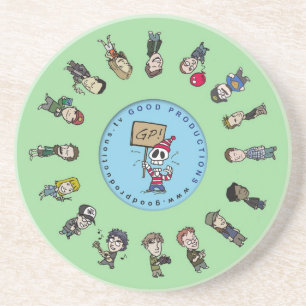 GP Drink Coaster - Green