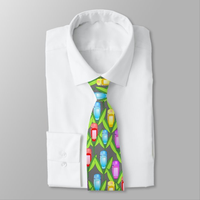GPS Flowers Tie (Tied)