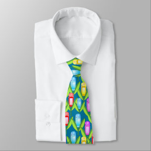 GPS Flowers Tie