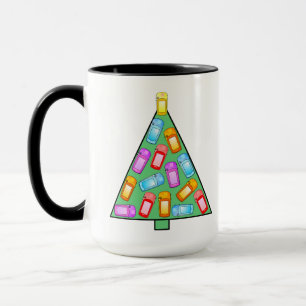 GPS Geocaching Christmas Tree Mug