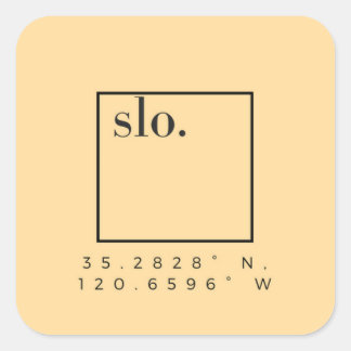 GPS SQUARE STICKER