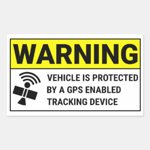 GPS Tracking Device Sticker