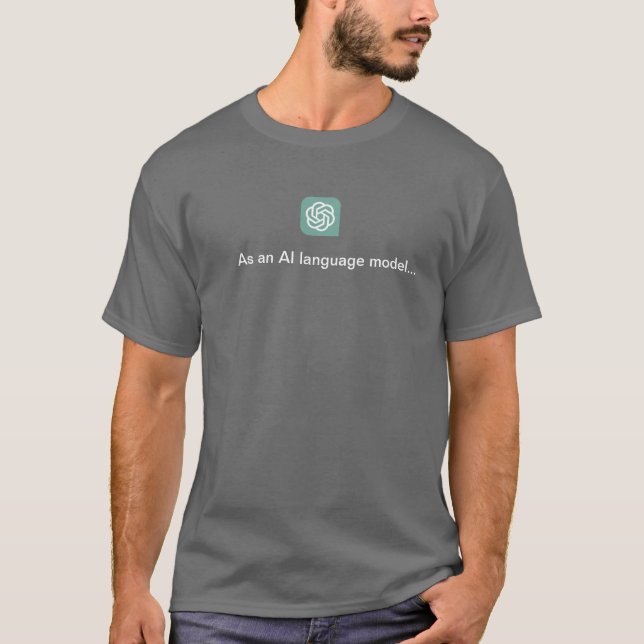 GPTee: Funny GPT answer T Shirt AI ChatGPT OpenAI (Front)
