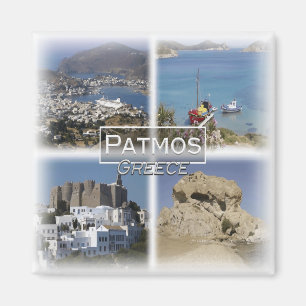 GR0105 Europe, Greece, Patmos, fridge Magnet