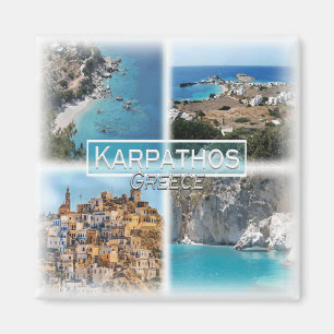 GR0110 Europe, Greece, Karpathos, fridge Magnet
