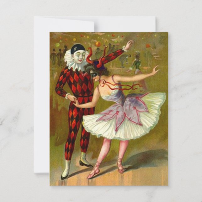 GR8 Festive Purim Masquerade Party Invitations (Front)