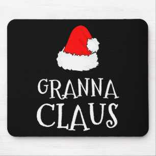 Gr Claus Christmas Santa's Pajama Family Matching Mouse Pad