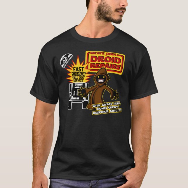 Gr&x27;Ate Jawa - Droid Repairs Essential T-Shirt (Devant)
