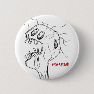 GRAARGH!  Zombie 2 Inch Round Button