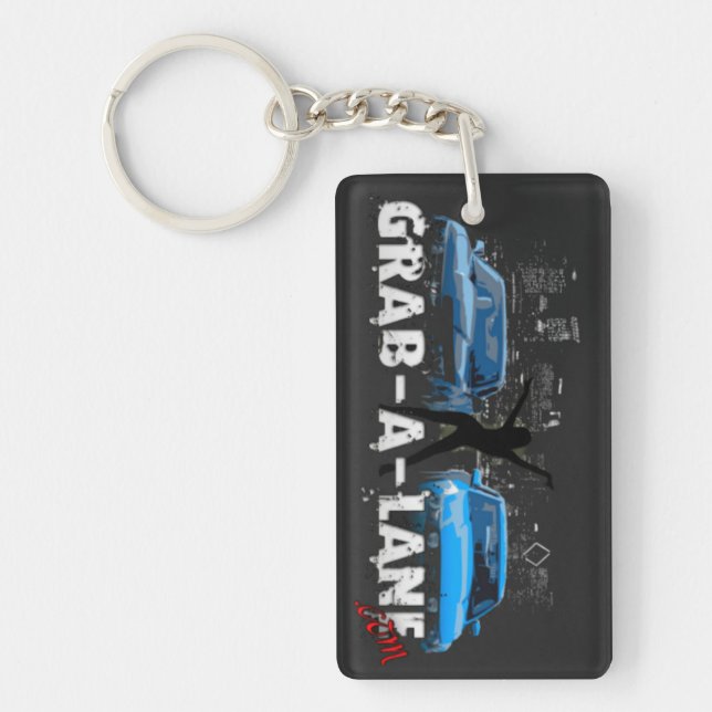 GRAB-A-LANE STREET RACER KEYCHAIN (Front)
