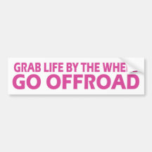 Grab life by the wheel; go offroad pink