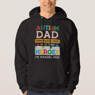 Grab this cute Autism Dad Heroes Im Raising Mine T Hoodie