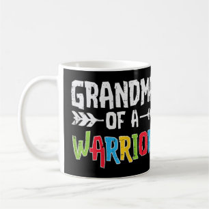Grab this cute Grandma Of A Warrior T-Shirt for me Coffee Mug
