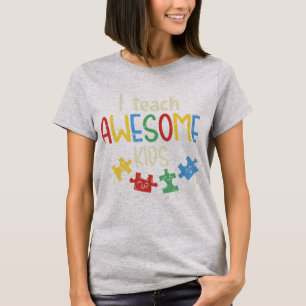 Grab this cute I Teach Awesome Kids Shirt for men,