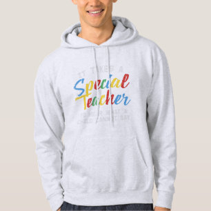 Grab this cute It Takes A Special Teacher To Hear  Hoodie