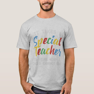 Grab this cute It Takes A Special Teacher To Hear  T-Shirt