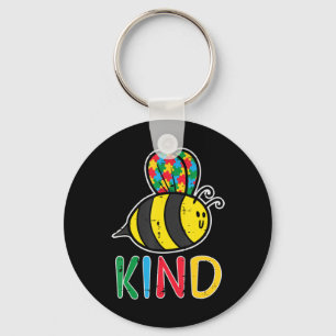 Grab this cute Puzzle Bee Kind T-Shirt for men, wo Keychain