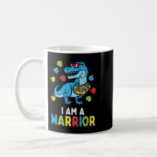 Grab this cute Trex Dino I Am A Warrior T-Shirt fo Coffee Mug