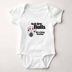 Grab Your Balls, We're Going Bowling! Baby Bodysuit