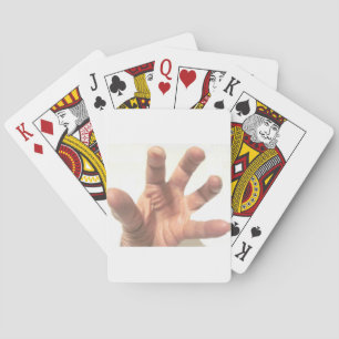 Grabbing Hand Playing Cards