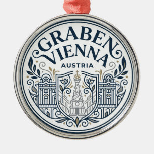 Graben, Vienna Austria Metal Ornament
