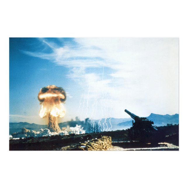 Grable Event Operation Upshot Knothole Atomic Test Photo Print (Front)