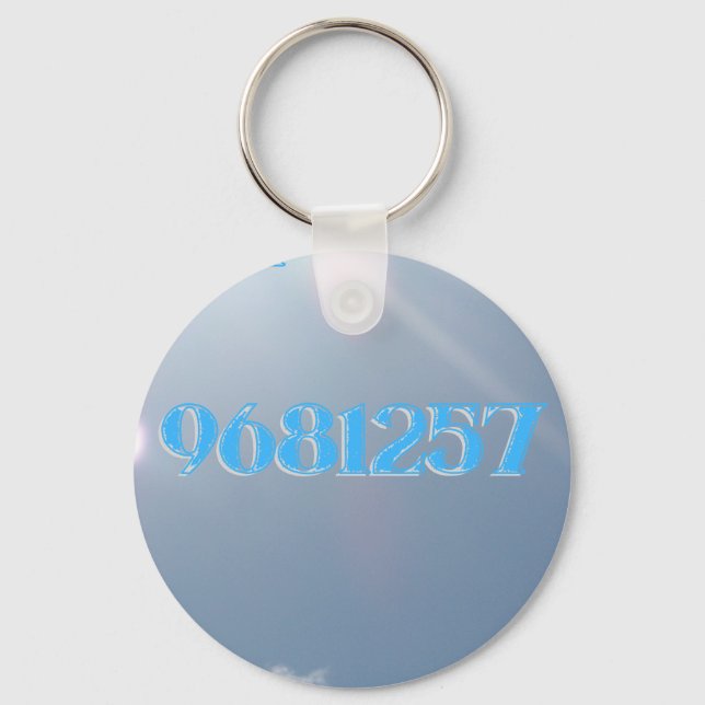 Grabovoi 9681257 Numbers in the Sky #2 Keychain (Front)
