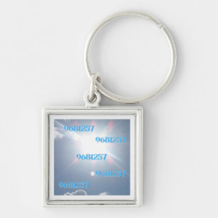 Grabovoi 9681257 Numbers in the Sky Keychain