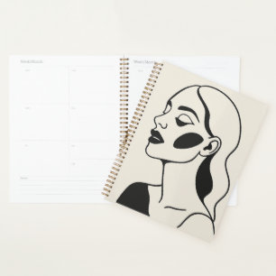 Grace and elegance the portrait of a noblewoman Planner