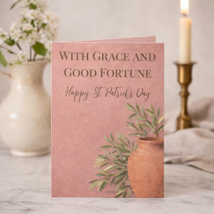 Grace and Good Fortune St. Patrick's Day  Card