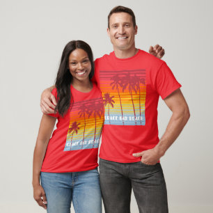 Grace Bay Beach Turks and Caicos 80s Retro Sunset T-Shirt