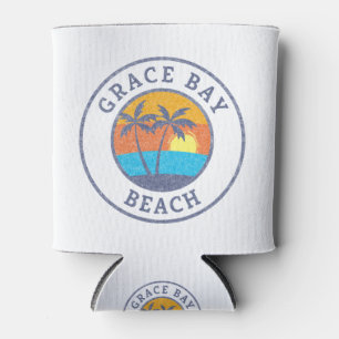 Grace Bay Beach, Turks And Caicos Faded Classic St Can Cooler