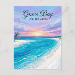 Grace Bay Turks and Caicos Postcard