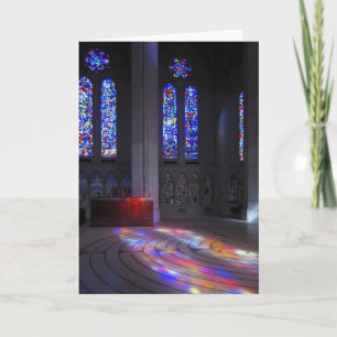 Grace Cathedral Walking Labyrinth Card