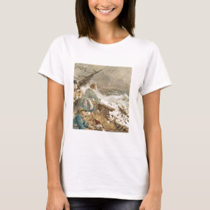 Grace Darling and her father saving the shipwrecke T-Shirt