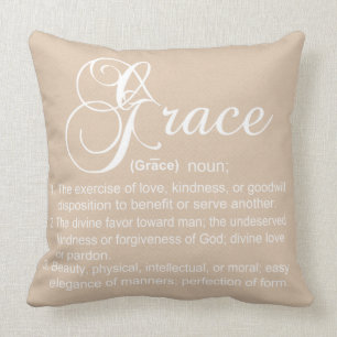 Grace Definition Pillow