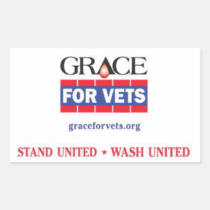 Grace For Vets Sticker