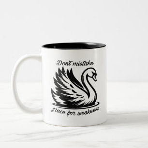Grace for Weakness Two-Tone Coffee Mug