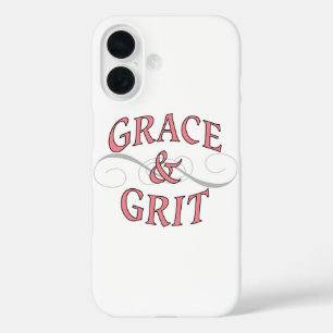 Grace & Grit in Pink and Grey iPhone 16 Case