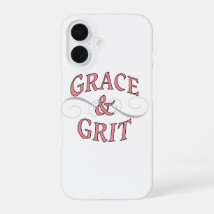 Grace & Grit in Pink and Grey iPhone 16 Case