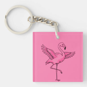 Grace in pink keychain