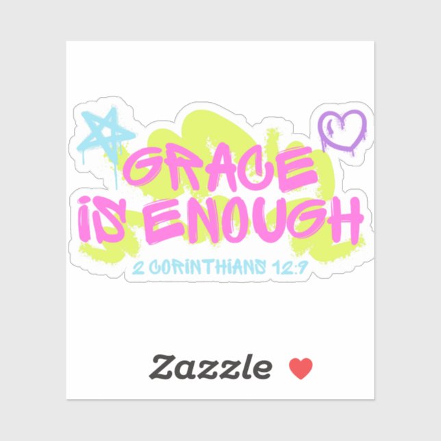 Grace Is Enough – 2 Corinthians 12:9 (Sheet)