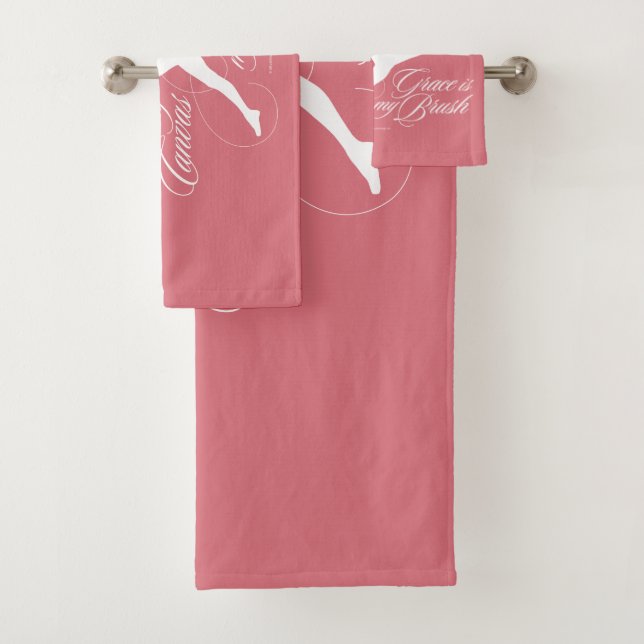 Grace Is My Brush Bath Towel Set (Insitu)