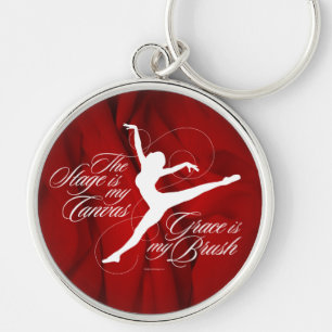 Grace Is My Brush (Dance) Keychain